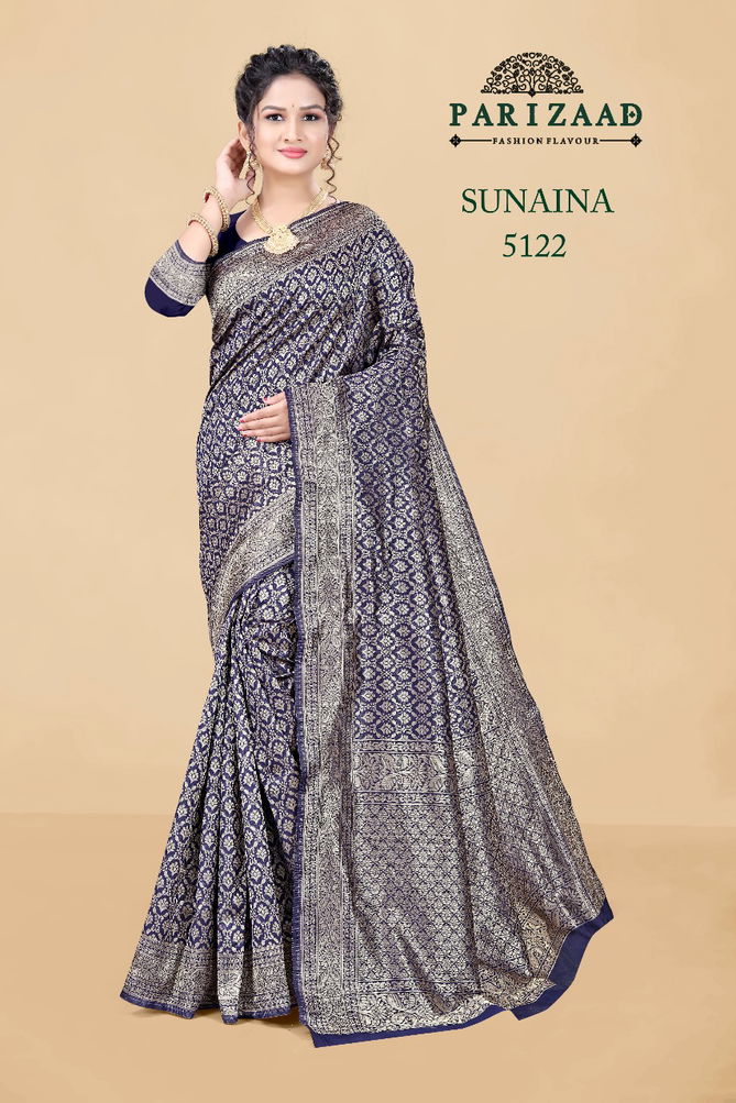 Parizaad By Sunaina Silk Designer Sarees Catalog